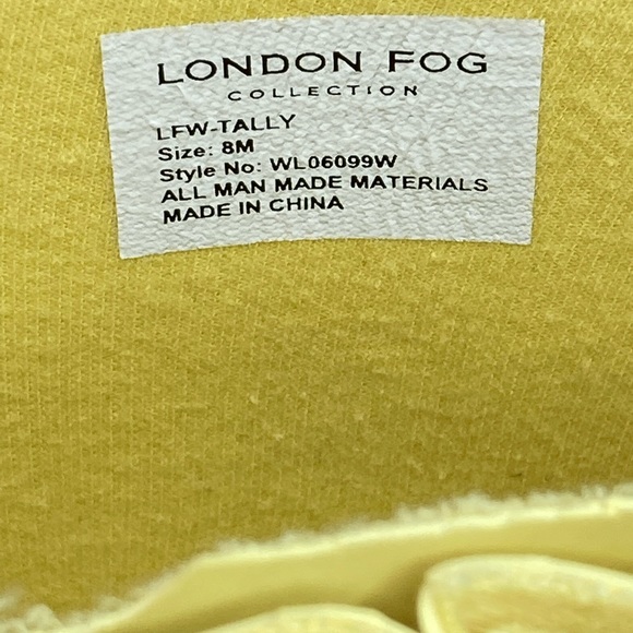 LONDON FOG Womens Tally Rubber Mid Calf Rain Boots Size 8M - Picture 9 of 13